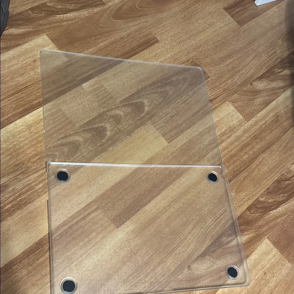 Clear Laptop Case with Black Accents